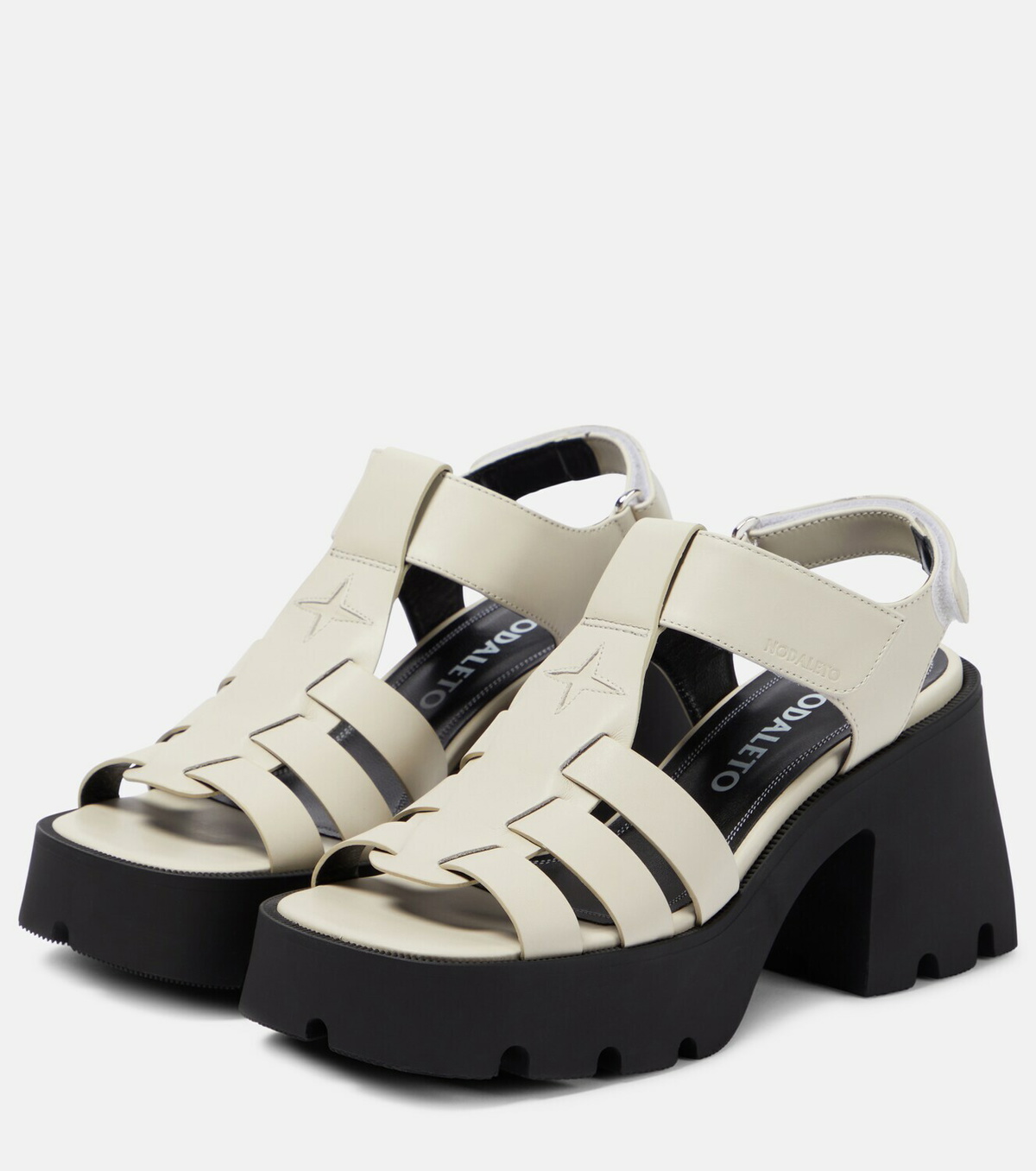 Nodaleto Bulla Emma leather platform sandals Nodaleto