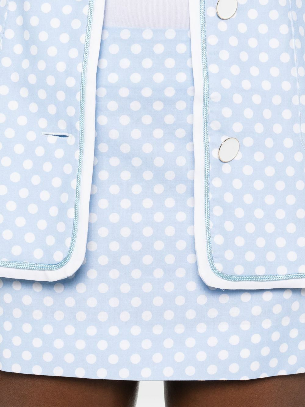 Rowen Rose Polka Dot Mini Skirt