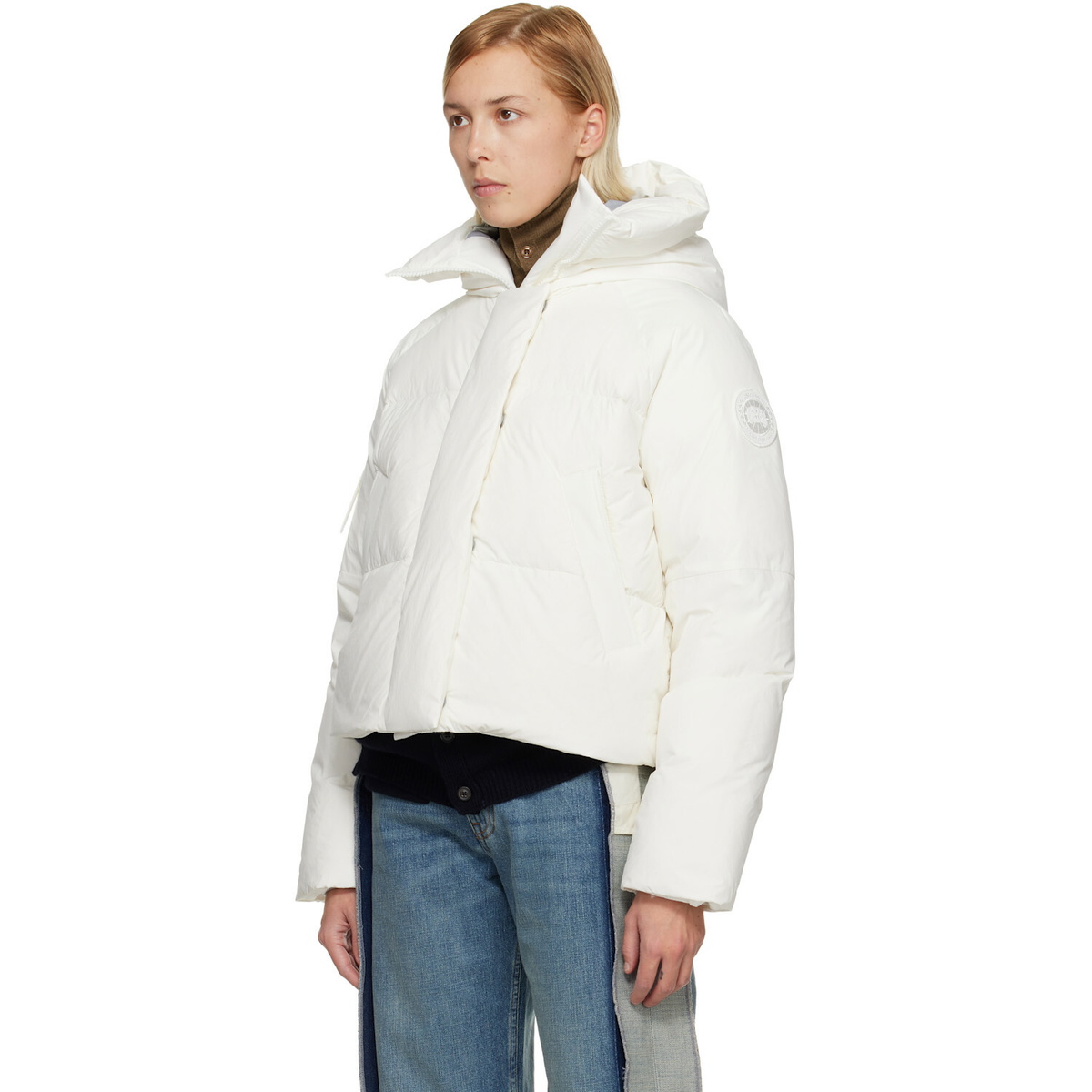 Canada Goose White Chilliwack Down Jacket