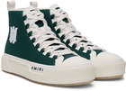 AMIRI Green 'MA' Court Hi Sneakers