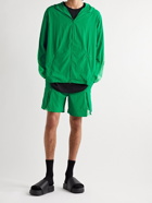 Y-3 - Wide-Leg Shell Shorts - Green