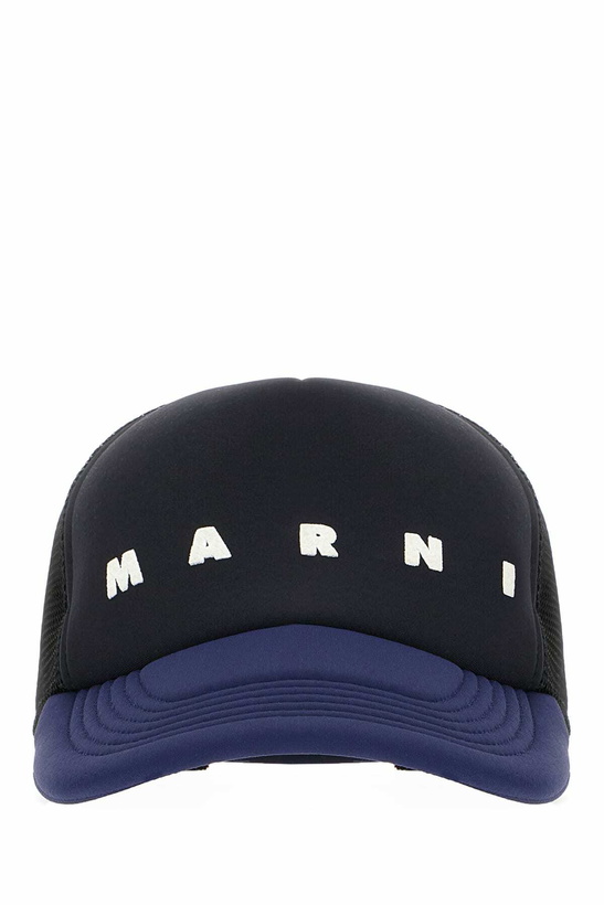 Photo: Marni Multicolor Stretch Nylon Baseball Cap