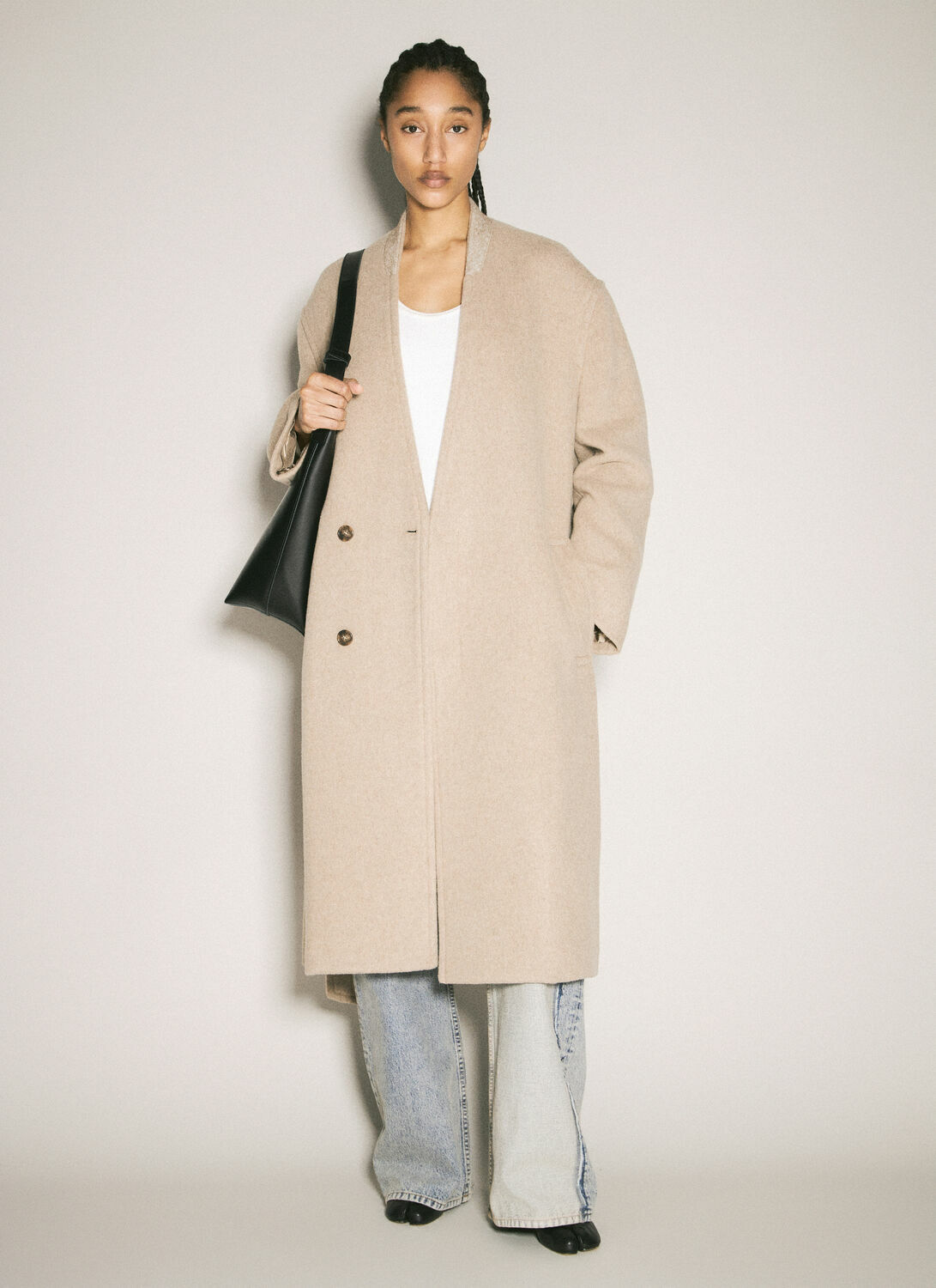 MM6 Maison Margiela Wraparound Belted Coat