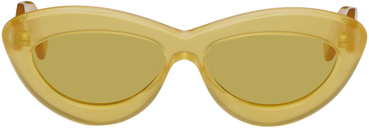 Photo: Loewe Yellow Cat-Eye Sunglasses