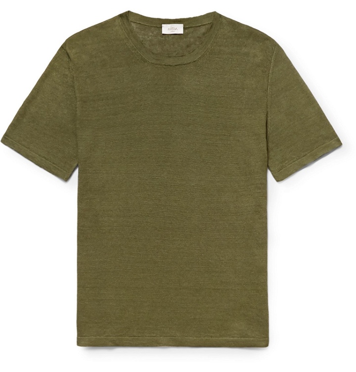 Photo: Altea - Linen T-Shirt - Green