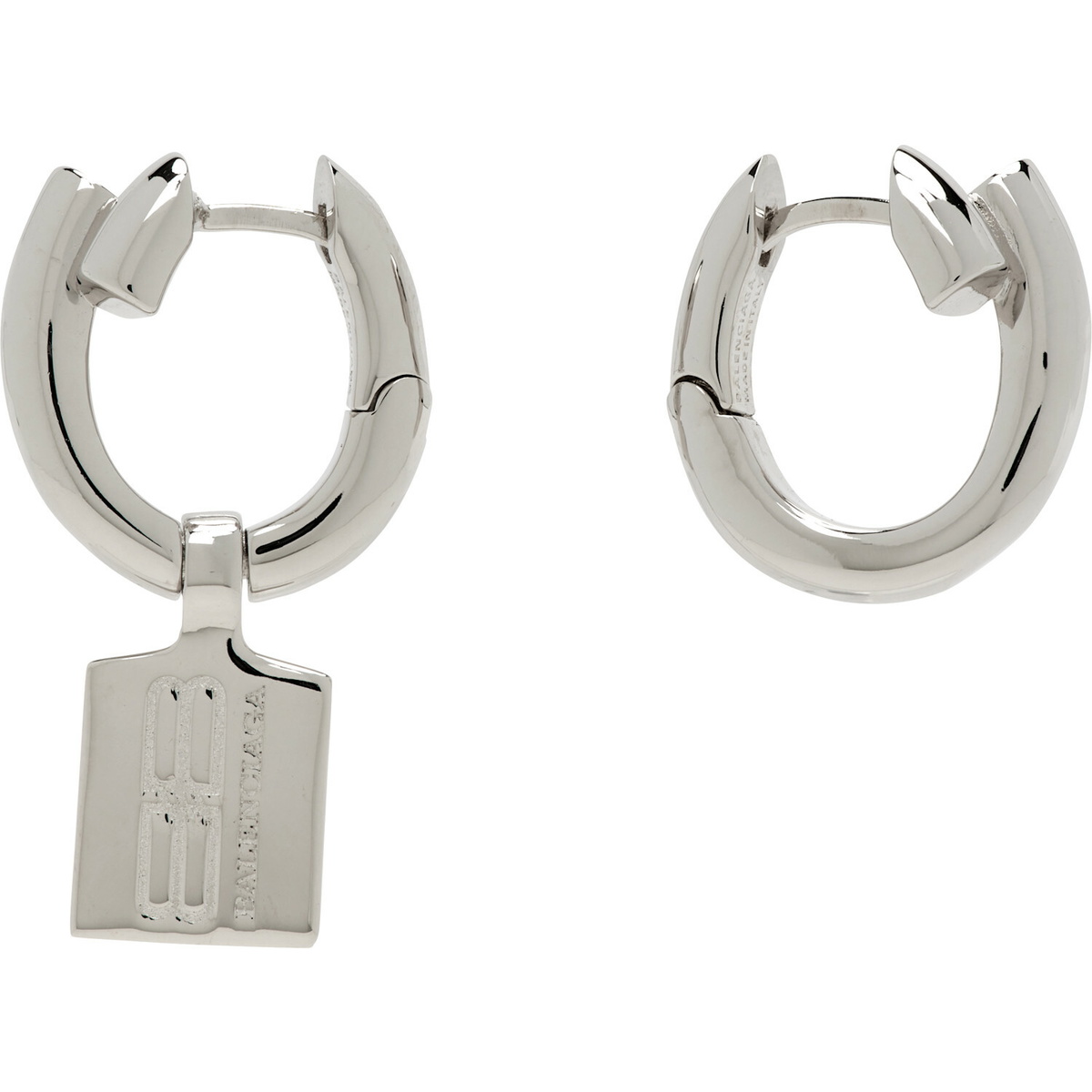 Balenciaga Saint-Germain Tag Earrings