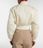 Balenciaga Cropped bomber jacket
