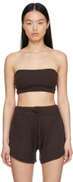 LISA YANG SSENSE Exclusive Brown Selah Bra