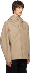 LEMAIRE Tan Soft Technical Parka Jacket