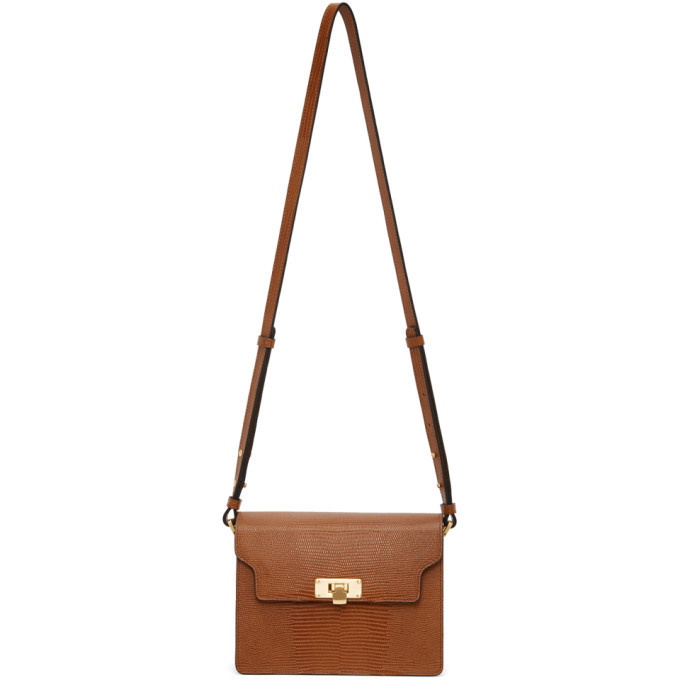 Leather handbag Marge Sherwood Brown in Leather - 23363011