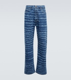 Marni - Printed straight-leg jeans
