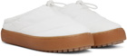 APRÈS Research SSENSE Exclusive White Alpha Slippers