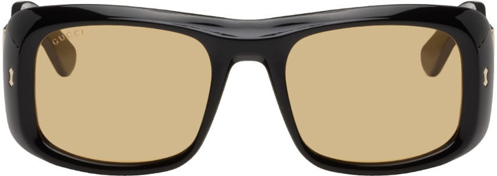 Photo: Gucci Black Rectangular Sunglasses