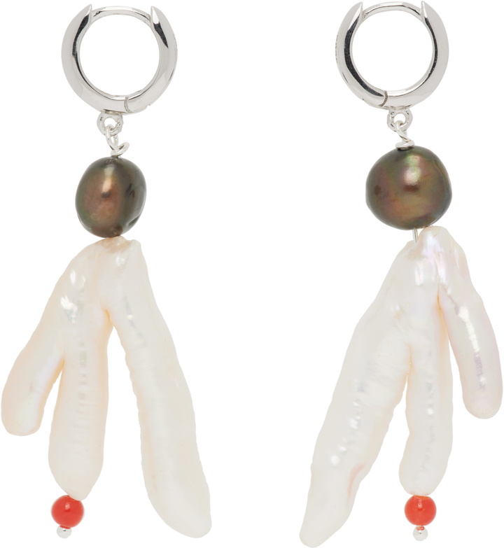 Photo: Gohar World Host Chicken Foot Coral Earrings