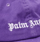 Palm Angels - Logo-Embroidered Cotton-Twill Baseball Cap - Purple