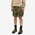 Nike Men's ACG Snowgrass Cargo Short in Medium Olive/Khaki