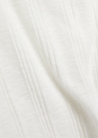 Mother The Runner Up Ribbed Cotton Tank White