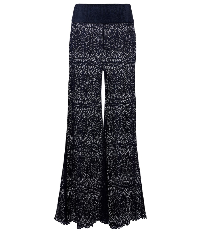 Photo: Alexandra Miro Paloma lace wide-leg pants