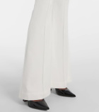 Self-Portrait Strapless crêpe jumpsuit