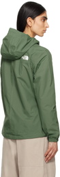 The North Face Green Antora Rain Jacket