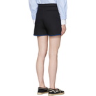 Fendi Navy Whipstitch Shorts