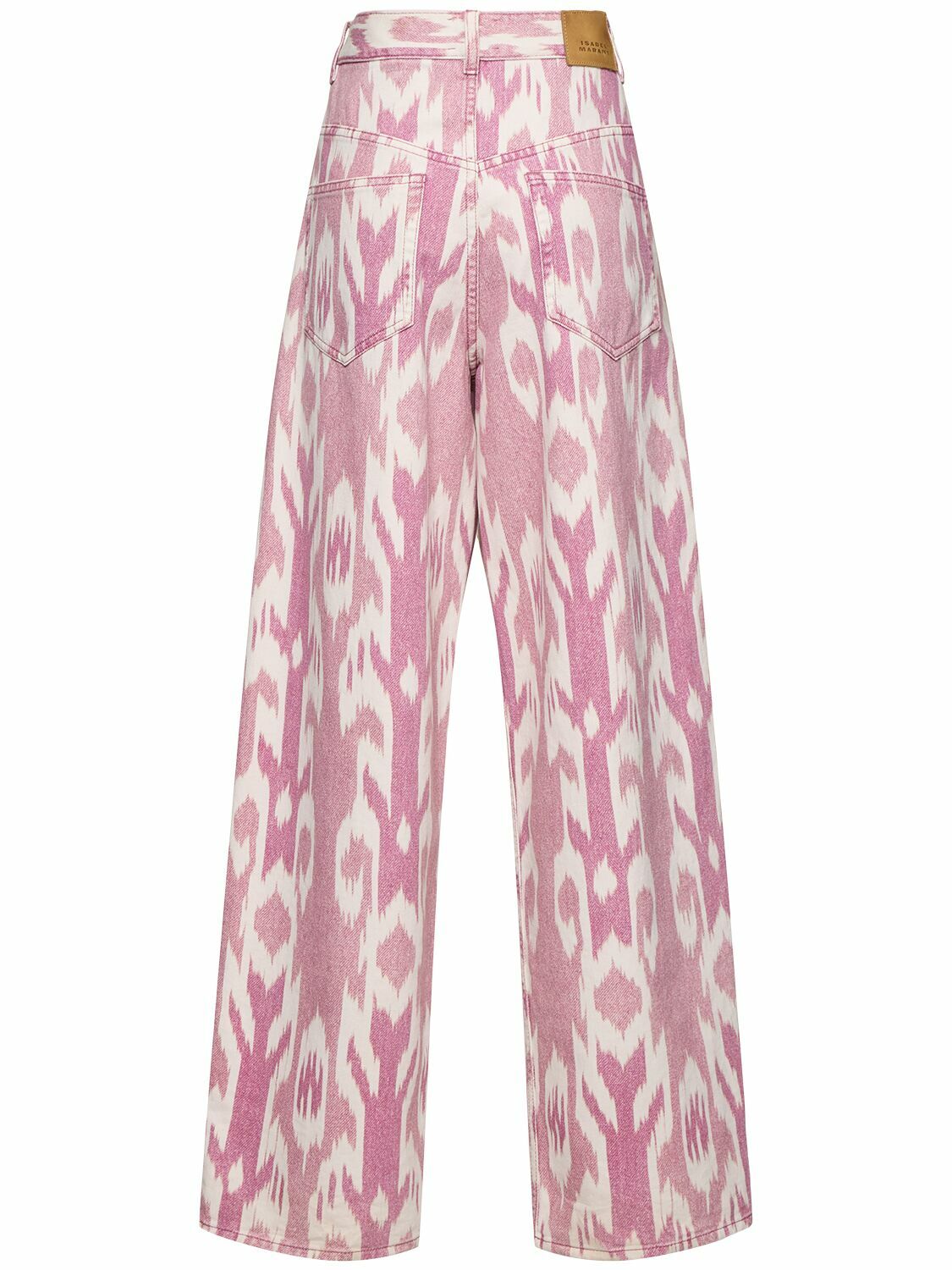 【送料&関税込】Marant Atoile Printed Denim Joanny Jeans MARANT ETOILE Joanny Printed Denim Wide Leg Jeans Isabel