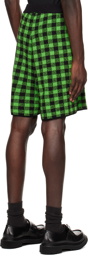 ZANKOV Black & Green Diego Shorts