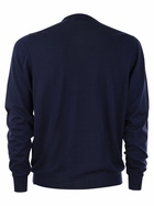 Fedeli Crew-neck Sweater In Superfine Virgin Wool
