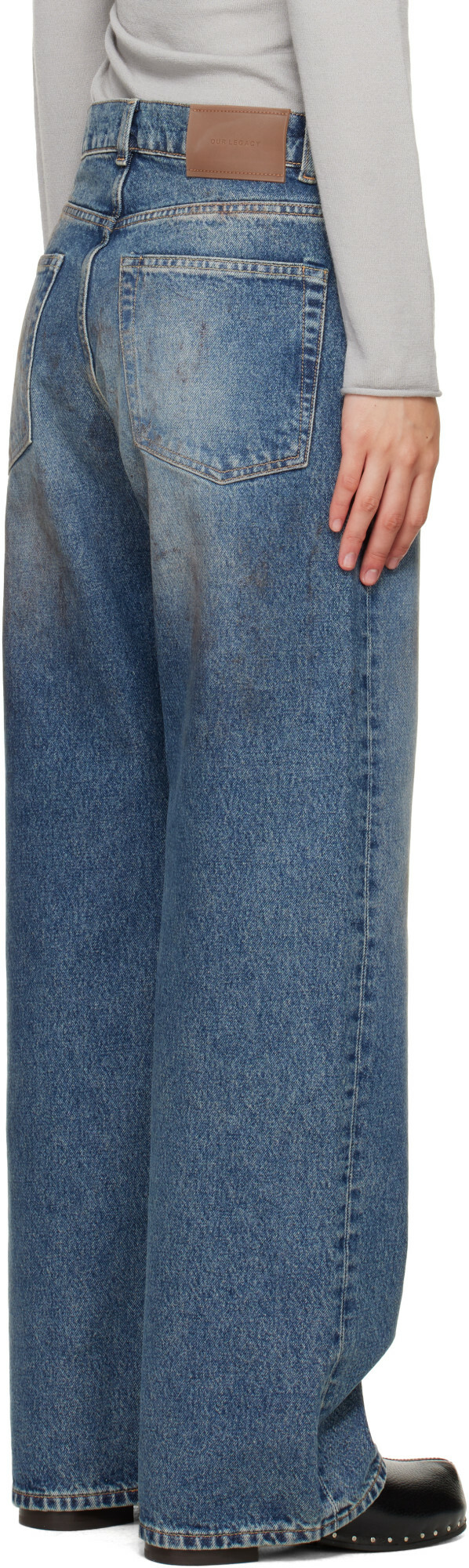 OUR LEGACY Blue Full Cut Jeans