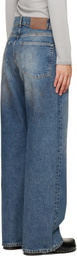 OUR LEGACY Blue Full Cut Jeans