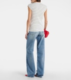 Sportmax Hans striped cotton top