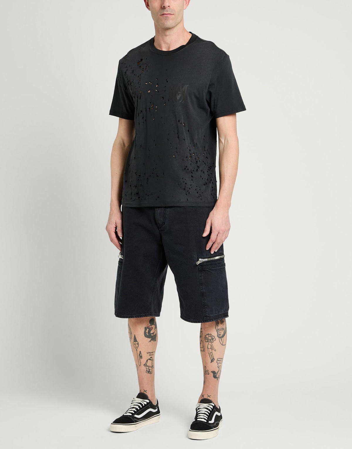 Amiri Mens T-shirt in Black