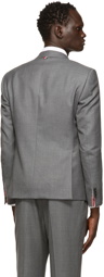 Thom Browne Grey High Armhole Sport Coat Blazer