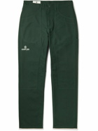 OSTRYA - Hardy Straight-Leg Logo-Print Ripstop Trousers - Green