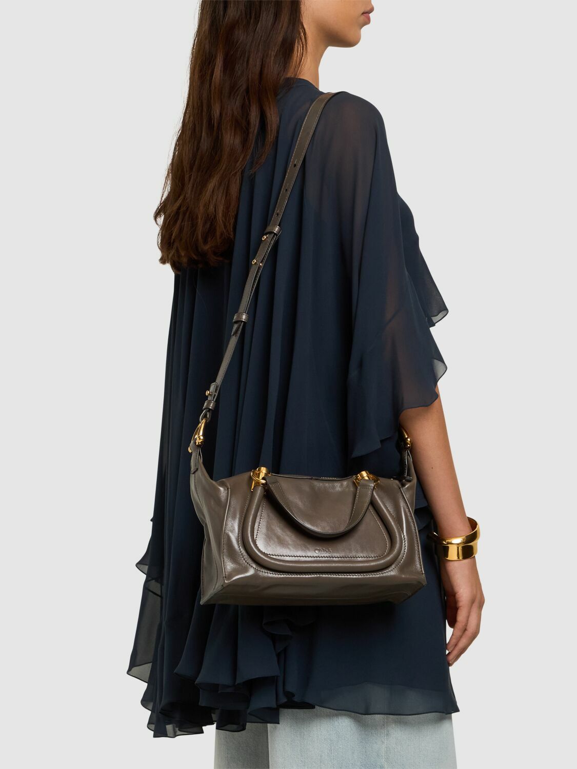 CHLOÉ Paraty 24 Shiny Leather Bag