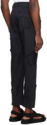 FORMA Black Flower Trousers
