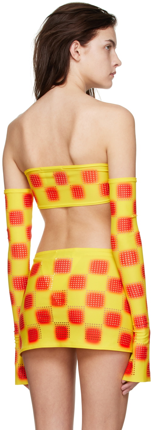 FAL-ASH Yellow Polyester T-Shirt