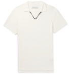 Orlebar Brown - Marden Cotton-Piqué Polo Shirt - White