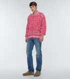 Alanui - Bandana jacquard cotton bomber jacket