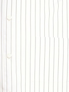 BOTTEGA VENETA - Fine Pinstripe Poplin Cotton Long Shirt