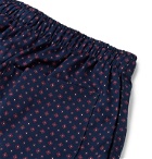 Derek Rose - Nelson 72 Printed Cotton-Poplin Pyjama Shorts - Blue