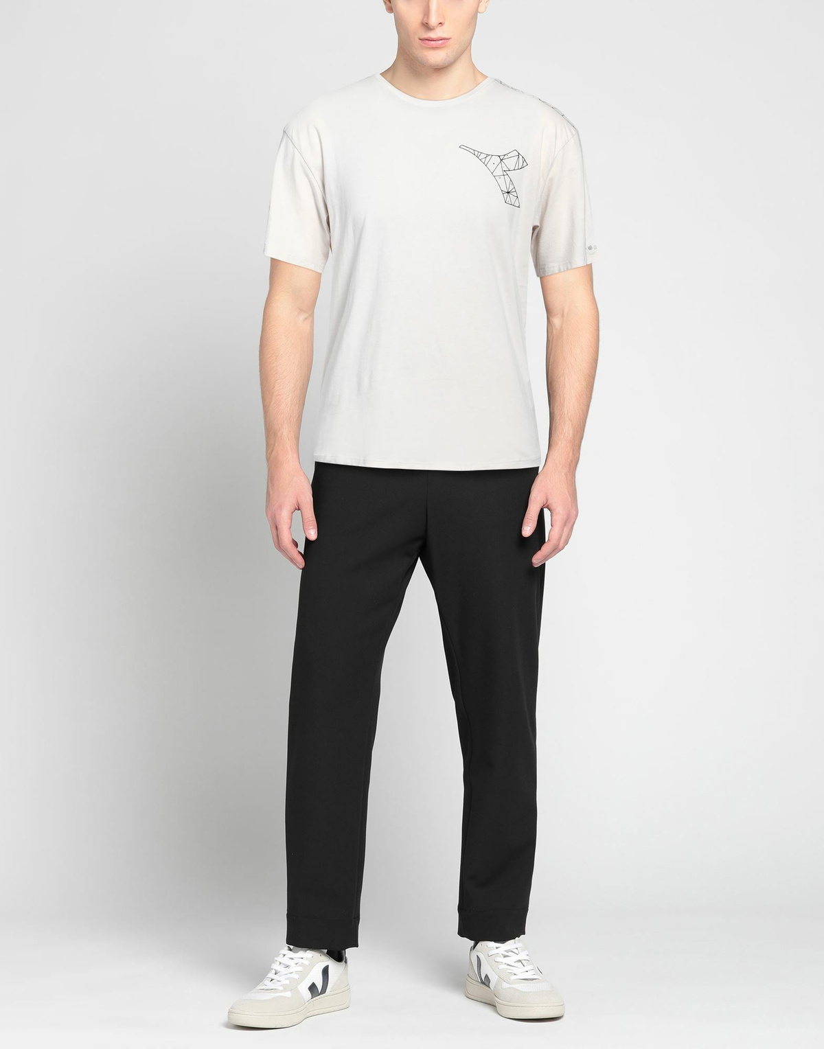 Diadora Mens T-shirt in Beige