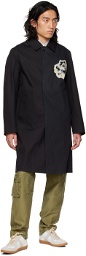 John Elliott Black Mackintosh Edition Spring Coat