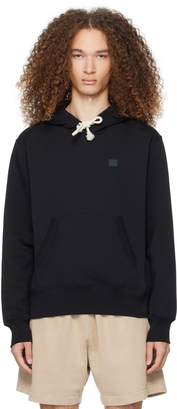 Acne Studios Black Patch Hoodie Acne Studios