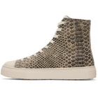 Vivienne Westwood Beige High Top Plimsoll Sneakers