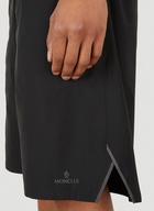 Logo Track Shorts in Black