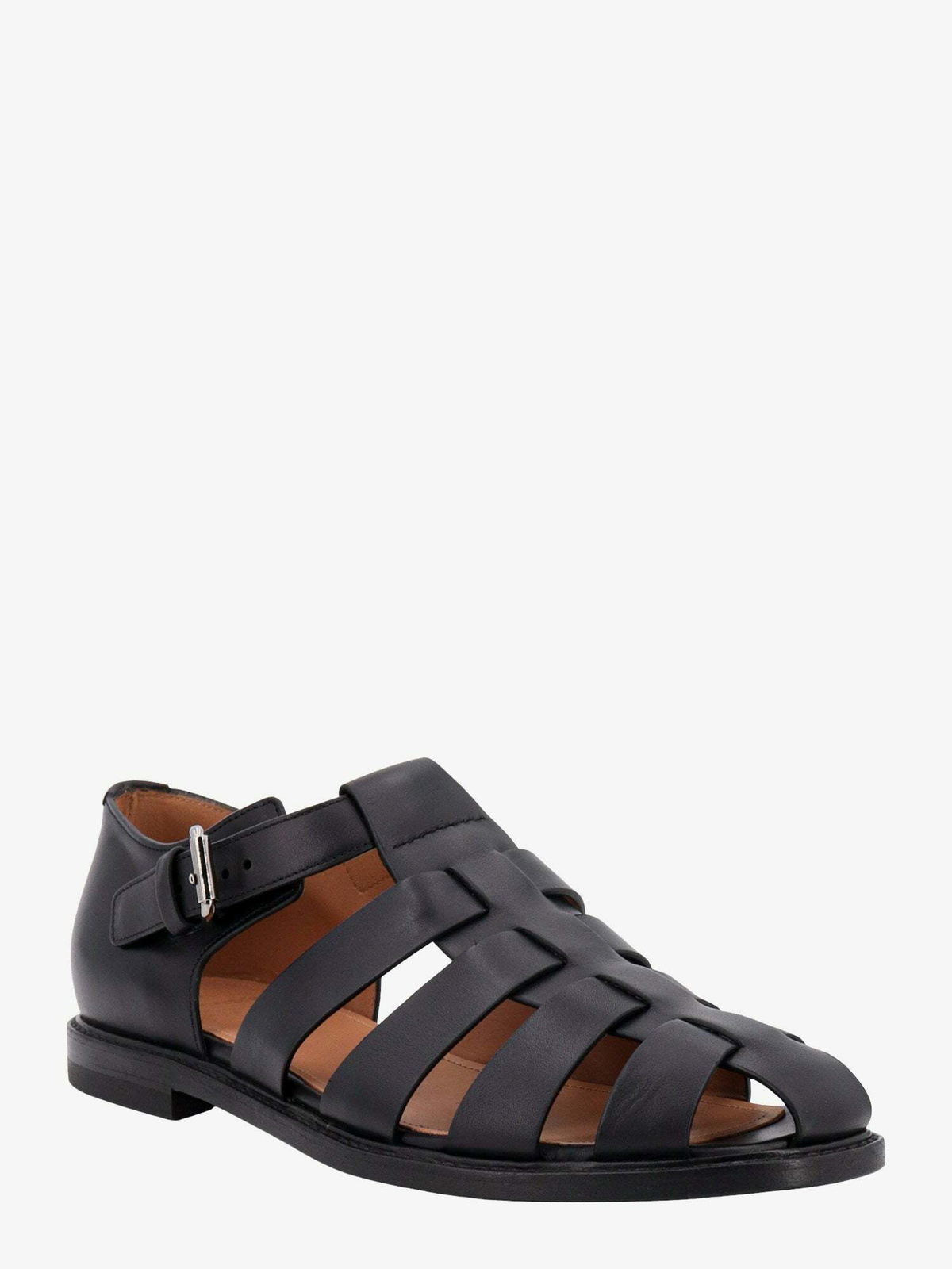 Church\'s EX0002 Fisherman Sandals Cognac Leather Made in Italy Church main image 3
