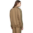 Gucci Brown G Rhombus Track Jacket