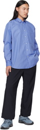 DAIWA PIER39 Blue Tech Regular Collar L/S Solid Shirt
