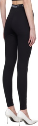 Off-White Black Logo Band Sport Leggings
